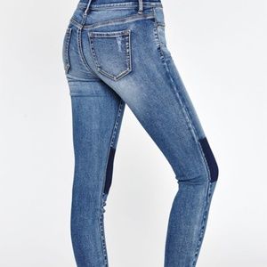 Pacsun Distressed Colorblock Ankle Jeggings